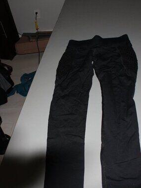 Black Michi Storm Athletic Leggings Size Medium